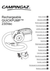 Campingaz Rechargeable Quickpump Mode D'emploi