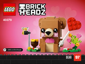 LEGO BRICK HEADZ 40379 Mode D'emploi