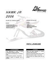 AD Boivin HAWK JR 2006 Guide Du Conducteur