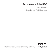 HTC RC E240 Guide De L'utilisateur