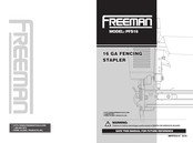 Freeman PFS16 Mode D'emploi