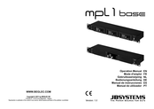 JB Systems MPL-1 Mode D'emploi