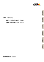 Axis P1357 Guide D'installation