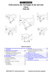 ARI ARMATUREN PN6-160 Instructions De Montage Et De Service