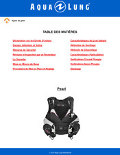 Aqua Lung Pearl Mode D'emploi