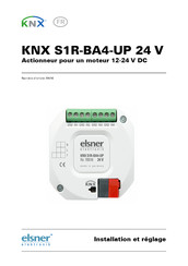 elsner elektronik KNX S1R-BA4-UP 24 V Installation Et Réglage