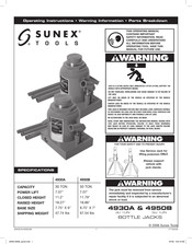 Sunex Tools 4950B Instructions De Fonctionnement
