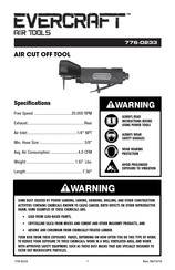 Evercraft Air Tools 776-0233 Manuel D'utilisation