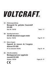 VOLTCRAFT DO-600 Notice D'emploi
