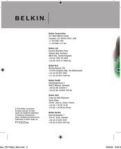 Belkin F5U198ea Manuel De L'utilisateur