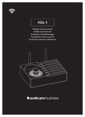 Audio Pro Business VOL-1 Mode D'emploi