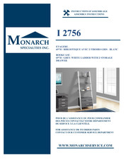 Monarch Specialties I 2756 Instructions D'assemblage