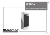 Motorline Professional MLS4 Notice Pour L'utilisateur/Installateur