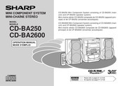 Sharp CD-BA2600 Mode D'emploi