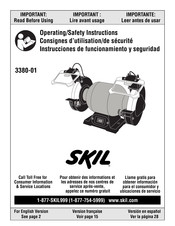 Skil 3380-01 Consignes D'utilisation/De Sécurité