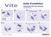 Samsung SF-750 Série Guide D'installation