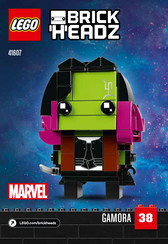 LEGO BRICK HEADZ GAMORA Mode D'emploi