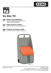 CEMO Go-Box 70 l Mode D'emploi