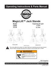 Omega Lift Equipment MagicLift 32126 Manuel Des Consignes D'utilisation Et Des Pièces