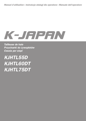 K-JAPAN KJHTL75DT Manuel D'utilisation