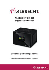 Albrecht DR 825 Guide D'utilisation