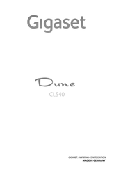 Gigaset Dune CL540 Mode D'emploi