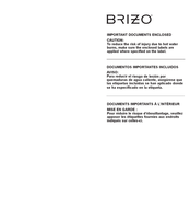 Brizo T60P210 Instructions D'installation