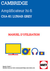 Cambridge Audio CXA61 Mode D'emploi