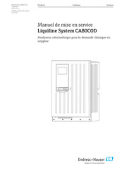 Endress+Hauser Liquiline System CA80COD Manuel De Mise En Service
