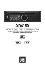 Dual XD6150 Mode D'emploi Et D'installation