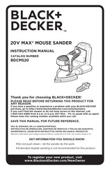 Black & Decker BDCMS20B Mode D'emploi