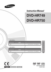 Samsung DVD-HR749 Manuel D'instructions
