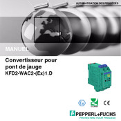 Pepperl+Fuchs KFD2-WAC2-1.D Manuel