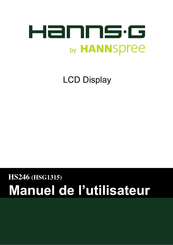 HANNspree HANNS-G HS246 Manuel De L'utilisateur