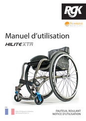 Sunrise Medical RGK Hilite XTR Manuel D'utilisation