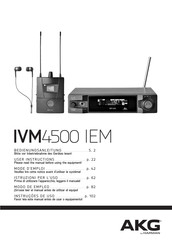 Harman AKG IVM4500 Mode D'emploi