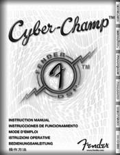 Fender Cyber-Champ 7 DSP Mode D'emploi