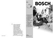 Bosch BSG1 Serie Mode D'emploi