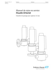 Endress+Hauser Flowfit CPA240 Manuel De Mise En Service