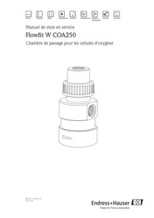 Endress+Hauser Flowfit W COA250 Manuel De Mise En Service