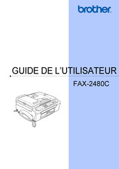 Brother FAX-2480C Guide De L'utilisateur