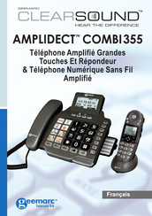 Geemarc AMPLIDECT COMBI355 Mode D'emploi
