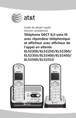 AT&T EL52510 Guide De Départ Rapide