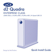 LaCie d2 Quadra Enterprise Class Guide D'installation Rapide