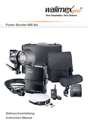 Walimex Pro Power Shooter 600 Set Manuel D'instructions