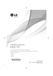 LG 40UB80 Série Mode D'emploi