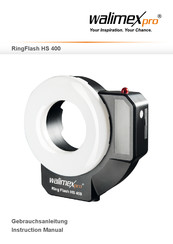 Walimex Pro RingFlash HS 400 Manuel D'instructions