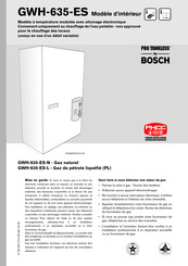 Bosch PRO TANKLESS GWH-635-ES-L Mode D'emploi