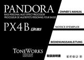 Korg ToneWorks PANDORA PX4B Notice D'emploi