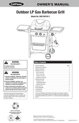 Uniflame GBC1001W-C Manuel Du Propriétaire